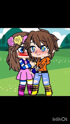 Jeff the huger x Jenny smile #happy #gachaclub #memes #ships #edits