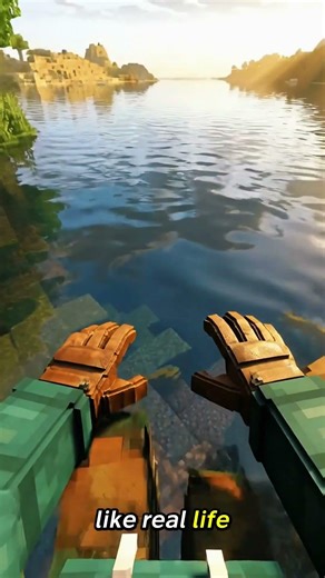 Minecraft Water but it's 100% REAL 🌊 #shorts