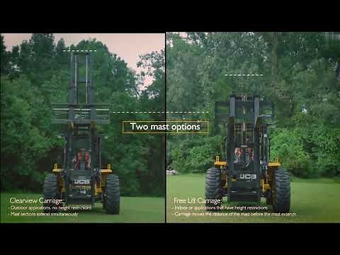 JCB Rough Terrain Forklift Mast Comparison: Clearview vs. Free Lift