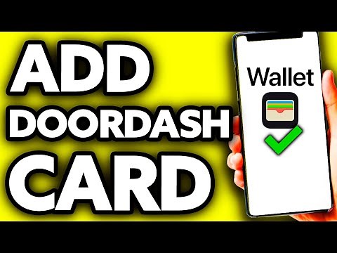 How To Add Doordash Card to Apple Wallet 2025 - (UPDATED!)