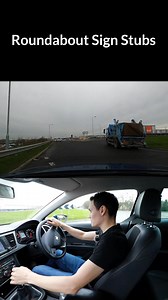 Roundabout sign stubs. | Conquer Driving