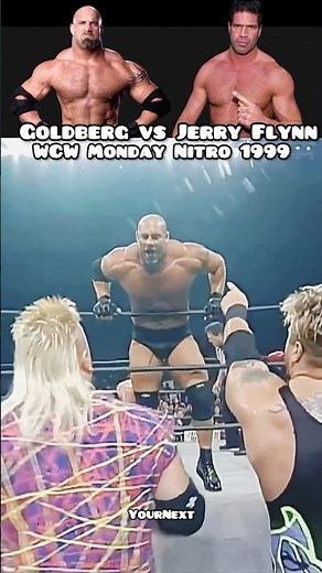 Goldberg vs Jerry Flynn | #wcw #wwe #wcwnitro #wwelegends #goldberg #legends #wwefight #nitro