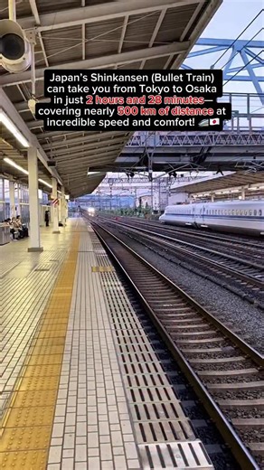 From Tokyo to Osaka in just 2 hours and 28 minutes—thanks to Japan’s legendary Shinkansen! 🚄⚡️ | Wander in Japan
