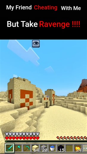 Minecraft Desert Temple Loot But I Trapped My Friend 😂🔥