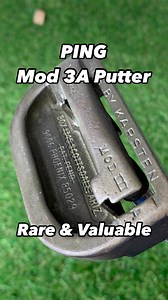The Ping Mod 3a Line Out Putter from 1966. When Karsten moved Ping from Scottsdale to Phoenix he still had heads with old address… so decided to update them. Pretty valuable compared to regular ones… never that popular. Play Retro #golfing #golfer #putter #pinggolf | Retrogolfguy