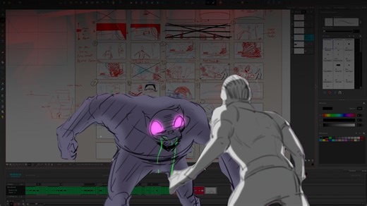 Learn the complete storyboarding process that professional storyboard artists use when creating sequences for blockbuster movies and AAA games. Ibraheem Jara has storyboarded on projects, including Spider-Man, X-Men ‘97, Star Trek: Prodigy, and Overwatch 2, and in this 2-hour workshop, he shares his workflow, from initial planning to a complete storyboard sequence using Storyboard Pro and Blender. Get started today https://www.thegnomonworkshop.com/tutorials/storyboarding-for-film-games/ | The G