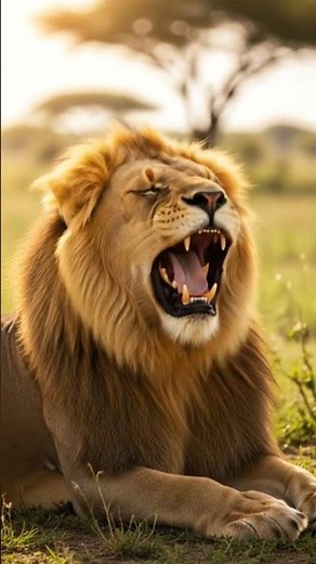 Lion Laughing#DreamScreenAI