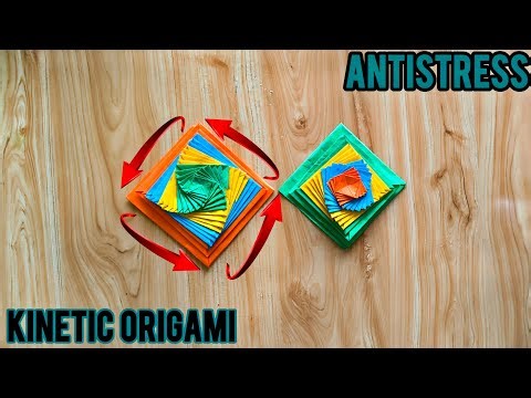 Kinetic Origami: The Ultimate Antistress Craft , You Can’t Stop Playing With .step by step tutorial