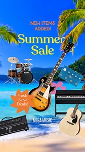 🚨 Extended for 1 day only 🚨 We've added HUNDREDS of new discounted items across ALL departments. There's still time to grab a killer one-off deal - strictly while stock lasts! Score yourself a sizzling summer special in either store or online at ⤵ https://www.megamusiconline.com.au/promotions/heatwave-clearance-sale/ | Mega Music