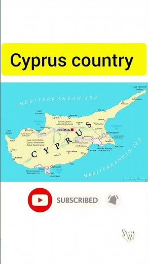 map of cyprus country || #cyprus #factmystery #shorts