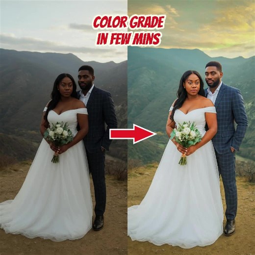 Transform Wedding Photos with Photoshop Color Grading