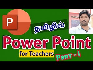 How To Create a PowerPoint Presentation in Tamil, MS PowerPoint for Teachers