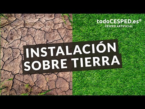CÓMO INSTALAR Césped Artificial sobre TIERRA o ARENA paso a paso - TodoCESPED