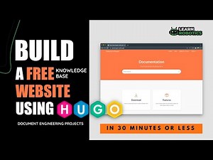Build a Free Knowledge Base Website Using Hugo (30 Minute Tutorial)