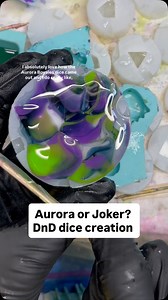 4.7K views · 237 reactions | The more colors in a design, the more extra resin that remains at the end of a set. Making these dump pours is the perfect way to reduce waste and to explore whatever flight of fancy my heart comes up with in terms of design. It’s a very vibes-based design process Commissions are open to get your own custom set of DnD dice | Busy Wizard Dice | Facebook
