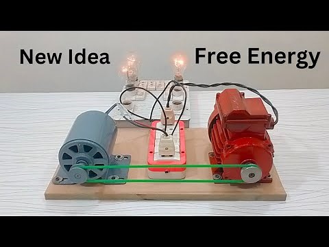 New Idea To Making 180 Volt Free Energy Generator With Homemade Alternator