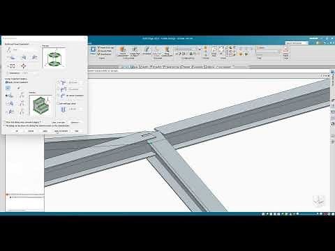 Solid Edge 2023: Frame Design with Draft File and Parts list