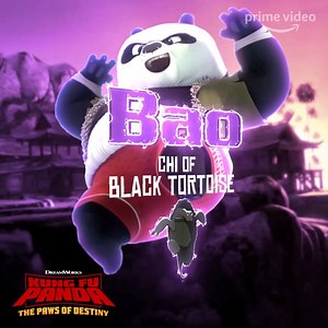 1.3K views · 30 reactions | Meet Bao. Chi of Black Tortoise. Watch the new series, Kung Fu Panda: Paws of Destiny, 11/16 on Amazon Prime Video. | Prime Video Kids | Facebook