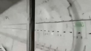 实拍土耳其地铁隧道被钻头打穿：铁轨上也被打了个大洞