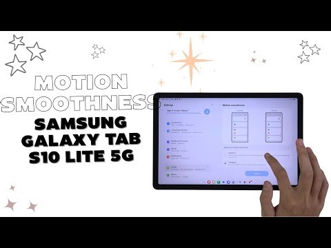 How to Enable Motion Smoothness on Galaxy Tab S10 Lite 5G