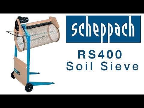 Scheppach RS400 Rotary Sieve Sifter Overview
