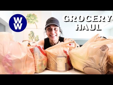 BIG WW GROCERY HAUL FOR WEIGHT LOSS - NEW FOOD FINDS & WEIGHT WATCHERS POINTS INCLUDED!