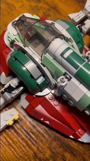 Boba fett slave 1 build. #starwars #legos #lego #legostarwars #bobafett