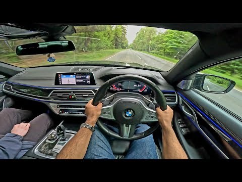 BMW 7 Series 730d xDrive POV Test Drive | Real Engine Sound