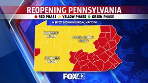 Governor Wolf announces 13 additional counties to move into Yellow Phase of reopening