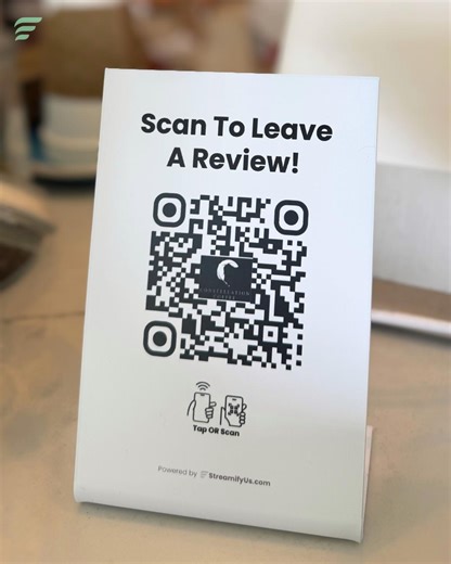 Google Review QR Code Stand | Scan to Leave A Review Sign | Business Review QR Display - Etsy