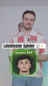 WHO is the LIGHTEST player in the Bundesliga? 🪶💨⚡️ #football #ultimateteam