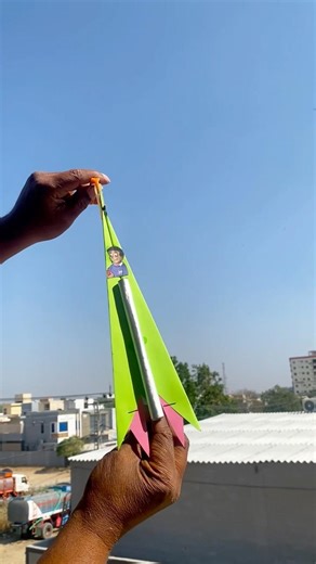 Flash Air Paper Airplane Unique Rolling Fly