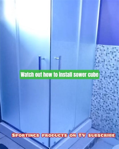 installation of sower cupe