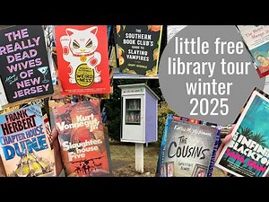 Little Free Library Tour - Winter 2025 | Exploring New Jersey, finding new libraries, beach towns