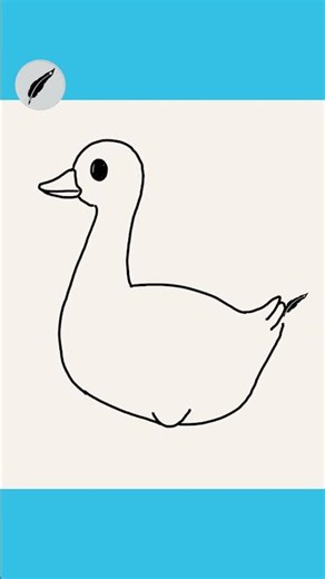 How to Draw a Stylized Goose Easy & Simple Beginner Drawing #lidoartworks s