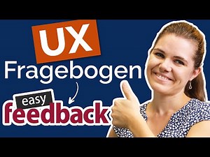 User Experience Questionnaire (UEQ) mit easyfeedback erstellen