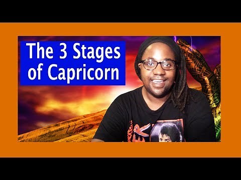 The 3 Stages Of Capricorn: The Goat, The Sea Goat, The Mountain Goat [Lamarr Townsend Tarot]
