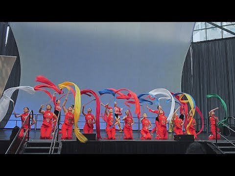 NYCCC Chinese New Year @ ArtsBrookfield 2017 TRADITIONAL SILK RIBBON DANCE FINALE