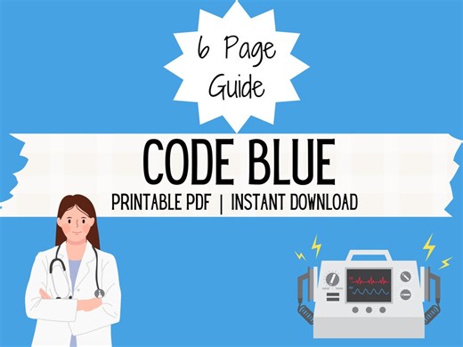 Buy Code Blue ICU Nursing Study Guide | Critical Care Notes | Emergency Nurse | Cardiac Meds | ACLS Drugs | Nursing Student Instant Download PDF Online in India - Etsy