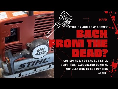 STIHL BR400 Not Running? Easy DIY Carburetor Removal & Cleaning Tutorial | Save $$ Get Running Again