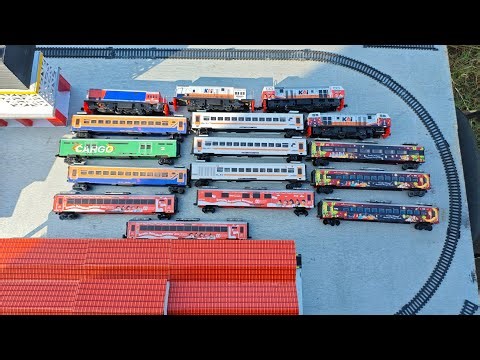 Mulung mainan kereta api Indonesia, merakit diorama dadakan, kalau penasaran masih ada part 2😁😁😁