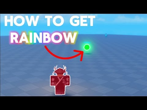How to get the 'RAINBOW' highlighted ball in blade ball!