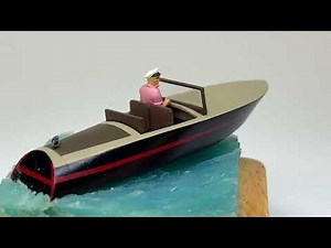 Tintin 1/72 - Runabout Boat (The Crab with the Golden Claws)