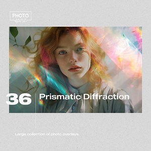 Prismatic Diffraction Photo Overlays: Vibrant Effects (JPG, ATN, PDF) - Etsy