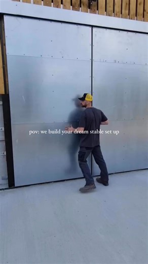 From dreams to reality with Yellow Hill Equine ✨ 6 of our Bowland Range stables, tie up posts, barn door and external stable split doors 🐴 what a cracking little set up and there’s still plenty of room for when we get called up for phase 2! 👀 #horses #BespokeDesign #structuralsteel #horsereel #equestrianreel #beforeandafter #glowup #bespokedesign #recycledplastic #yellowhillequestrian #equestrianbuild #horsestables #equestrianlife #equestrian #stables | Yellow Hill Equestrian