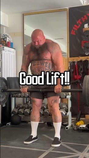 Axle bar double overhand deadlift for grip and wrist strength #armwrestling #powerlifting #strongman