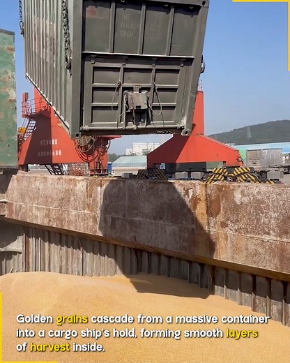 42K views · 183 reactions | Massive Grain Loading into Cargo Ship. #CargoShip #GrainLoading #PortOperations | Fun club | Facebook