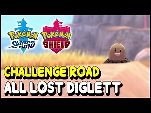 Pokemon Sword & Shield All Diglett Locations in Challenge Road (The Isle of Armor DLC)