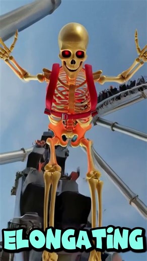 Skeleton Rode World's Fastest Roller Coaster... Only His Pelvis Came Back 💀🎢