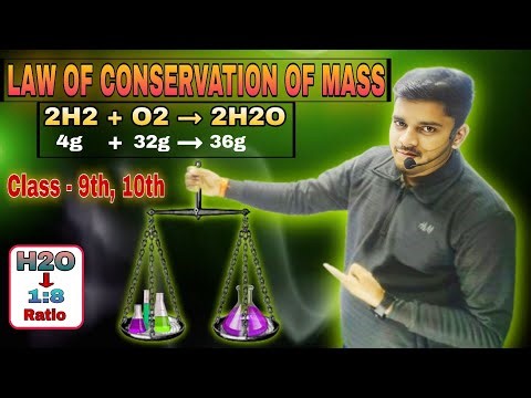 #law of conservation of mass #science #class 9,10th #up board #english medium #explanation in hindi